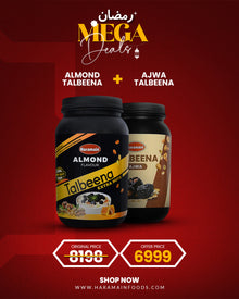 1Kg Ajwa Talbeena +  Talbeena-1Kg ( Pack Of 2)