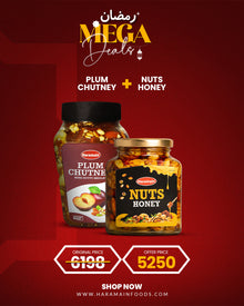 Plum Chutney-800Gm + Nuts Honey 500Gm